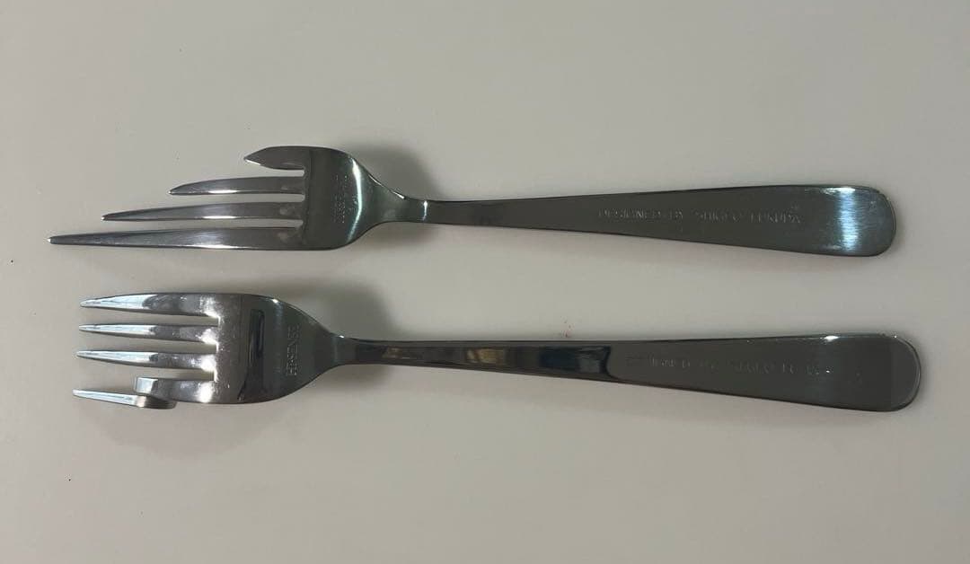 【非売品・未使用品】福田繁雄 デザイン アート カトラリー フォークセット