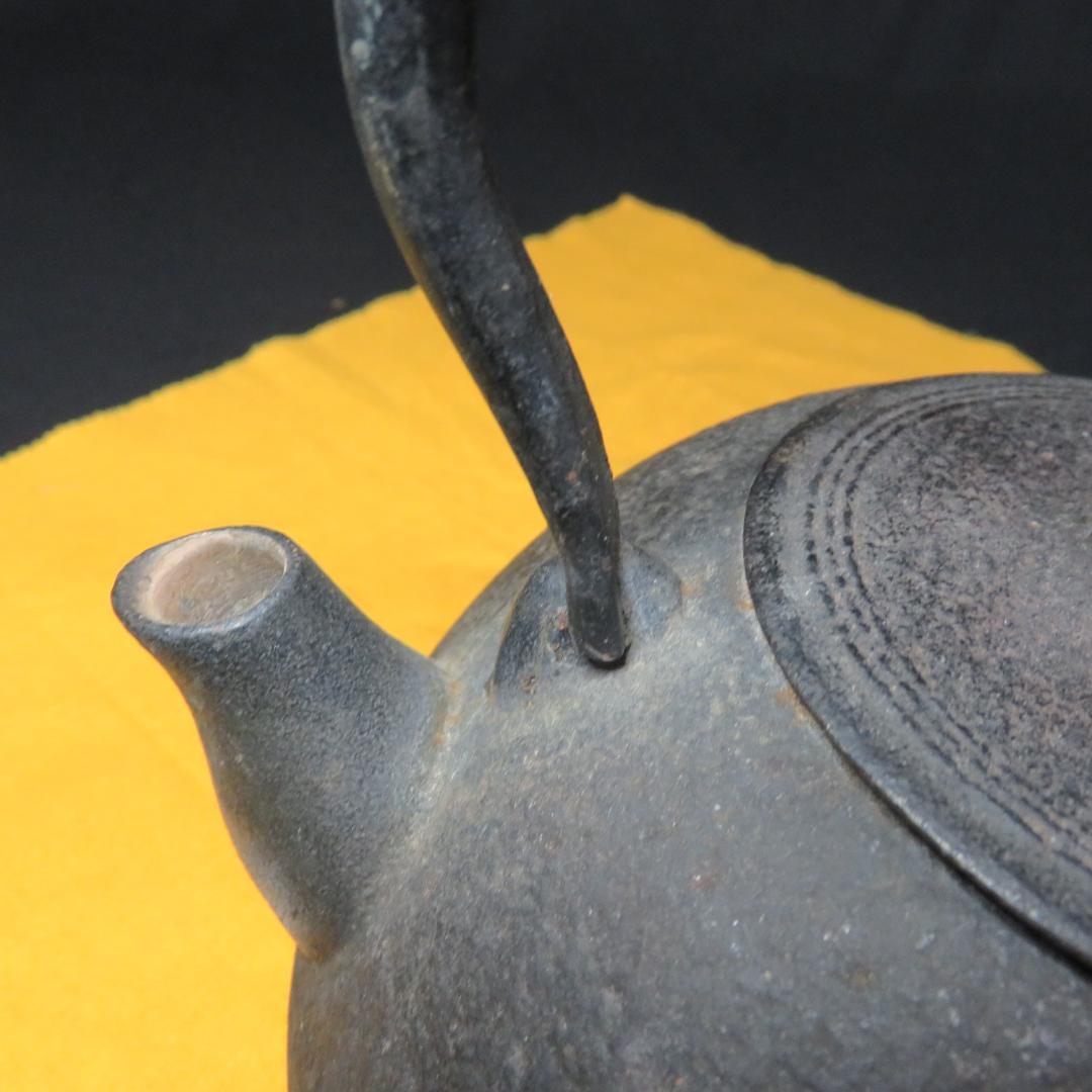 鉄瓶 馬 双馬 南部鉄器 錆 炉端 囲炉裏 キャンプ 茶道具 茶器