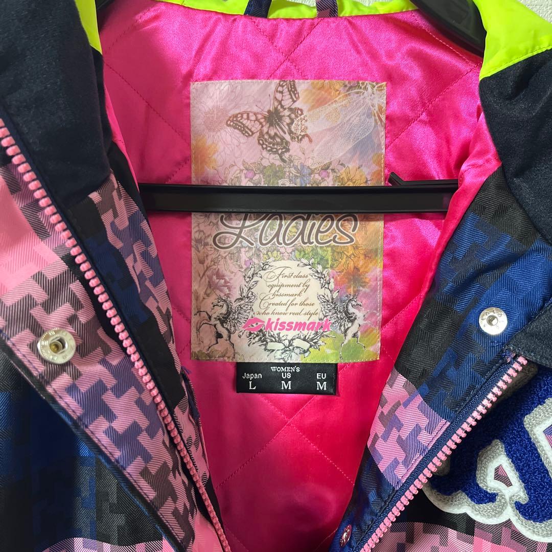 新品　kissmark 高機能　防水　ボードウェア　キスマーク　スキーウェア　Ｌ