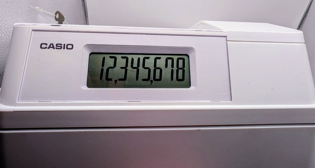 CASIO 　レジスター SR-G3-EX WE Bluetooth対応