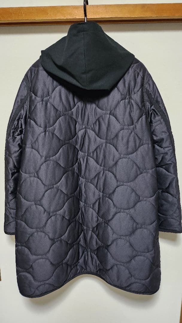 wjk hood quilt coat ナイロンキルトコート