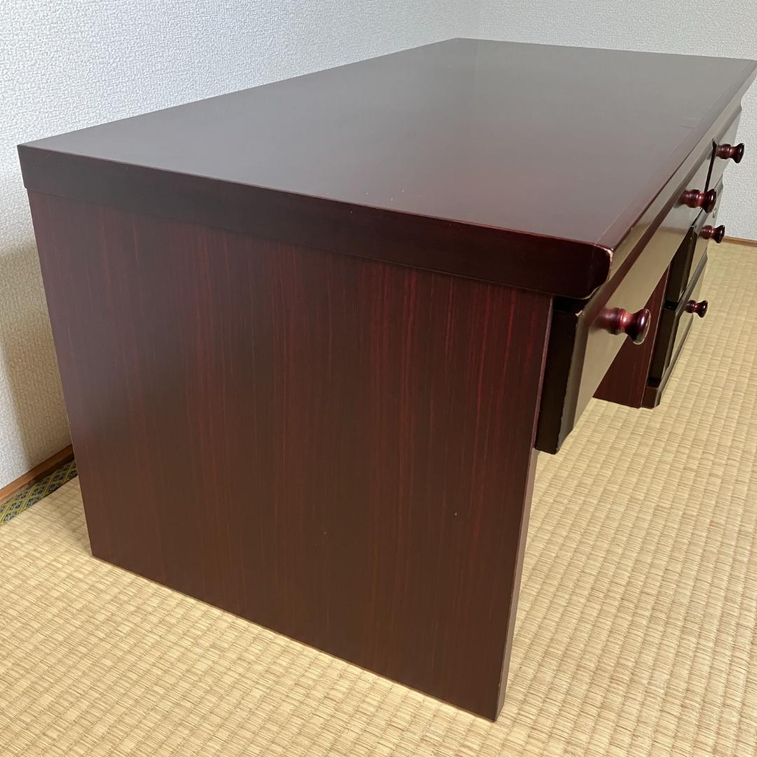 【高口民芸】民芸家具文机 古家具 書斎机 昭和レトロ　アンティーク家具　レトロ