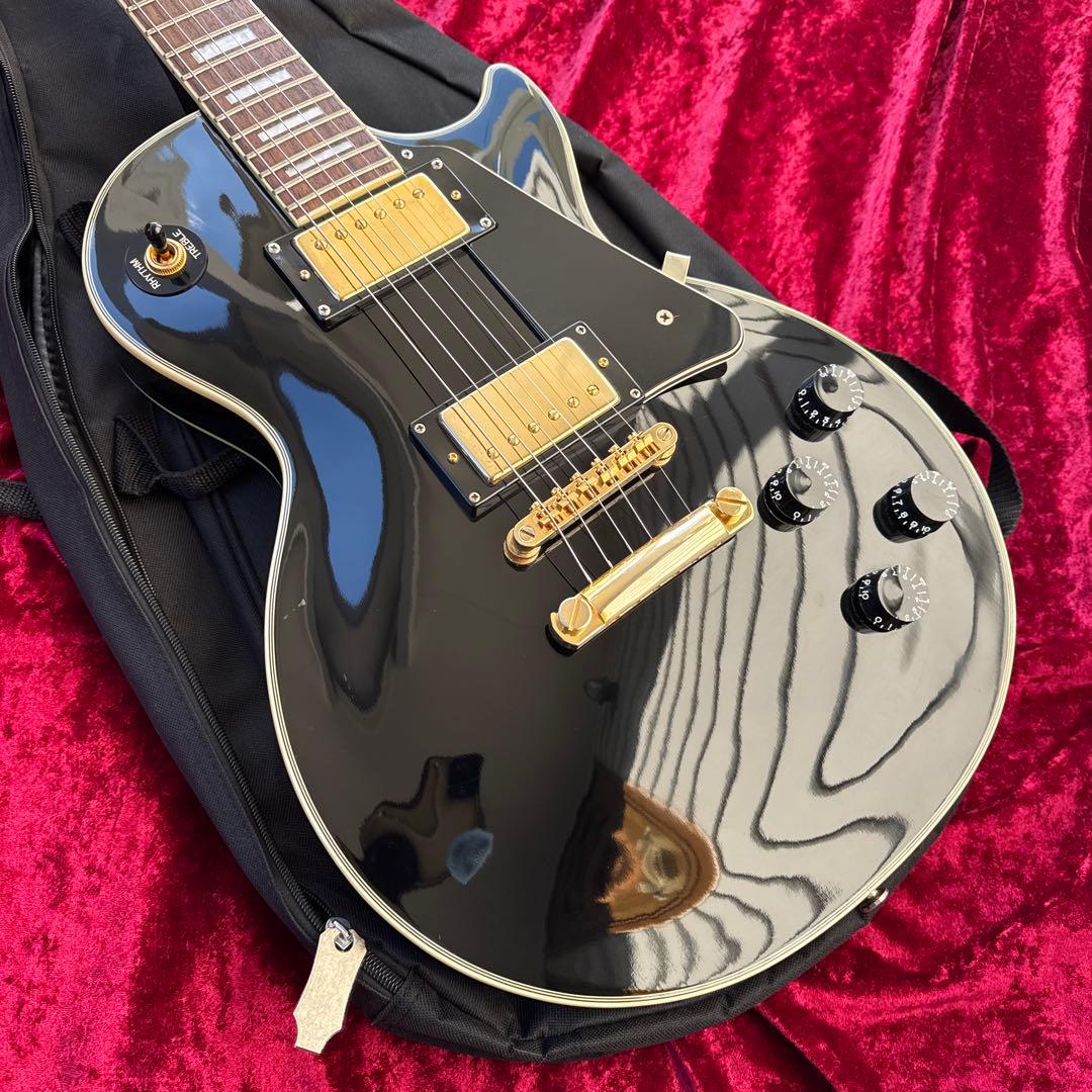 美品 メンテ済 Epiphone Les Paul CUSTOM Ebony