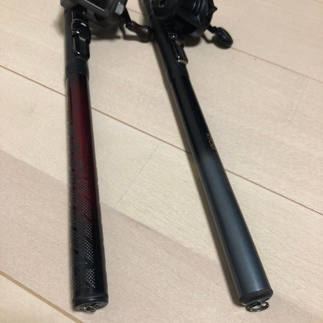 落とし込み、カセ、筏竿　リールセット