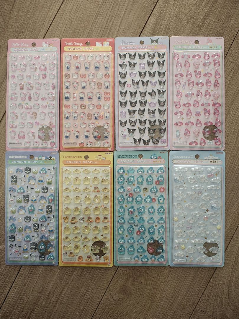正規品　サンリオミニ　ボンボンドロップシールセット