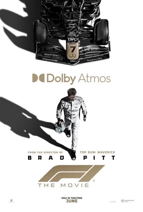 【映画館用両面ポスター】F1/エフワン Dolby Atmos Ver. ブラピ