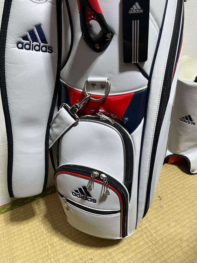 稀少品！ アディダス　adidas キャディーバック　９型　フードカバー付属