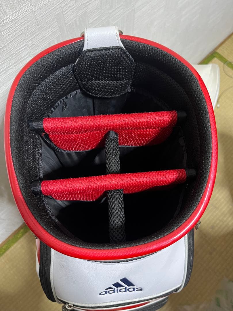 稀少品！ アディダス　adidas キャディーバック　９型　フードカバー付属
