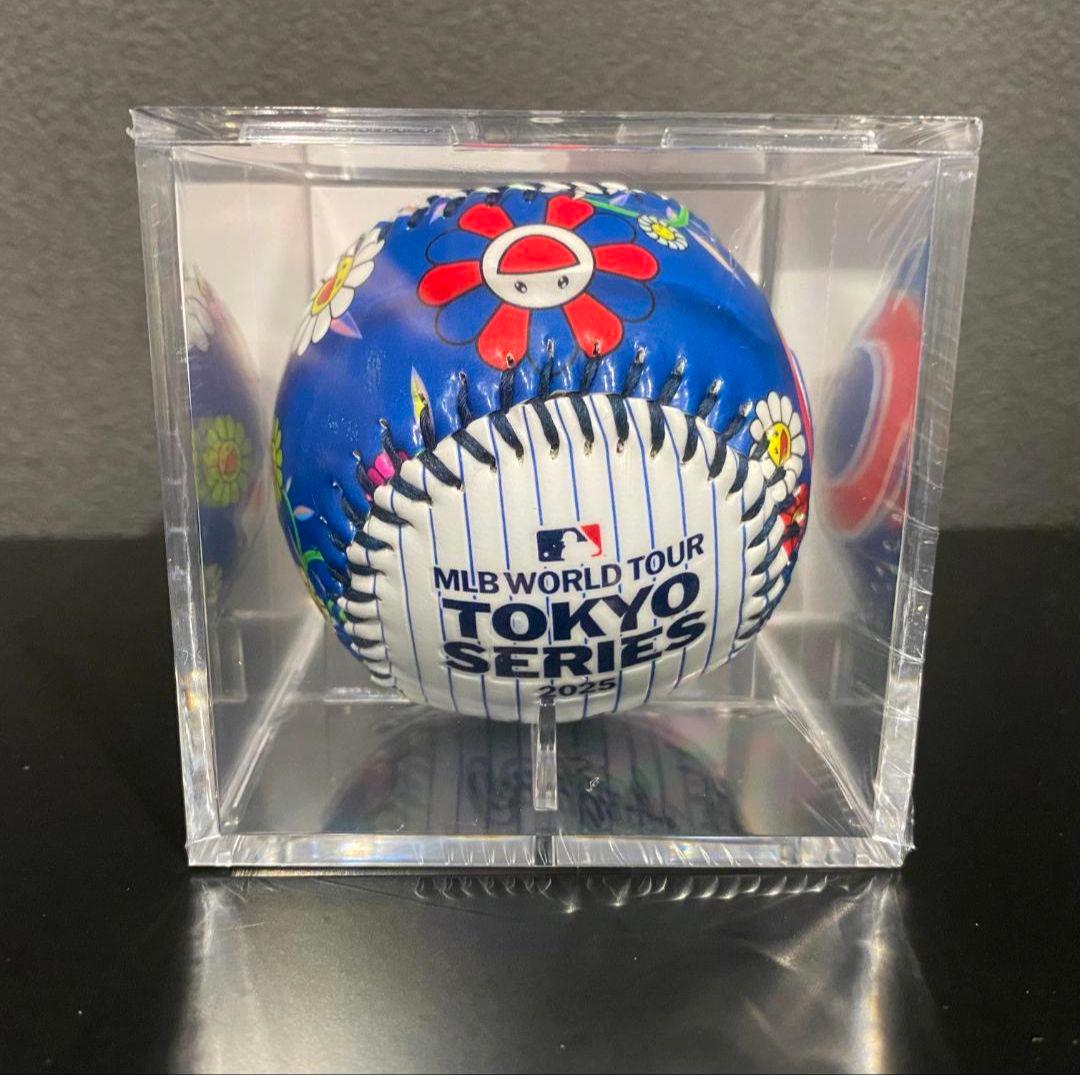 村上隆 × MLB 東京シリーズ2025 カブス トートバッグ とボール未開封