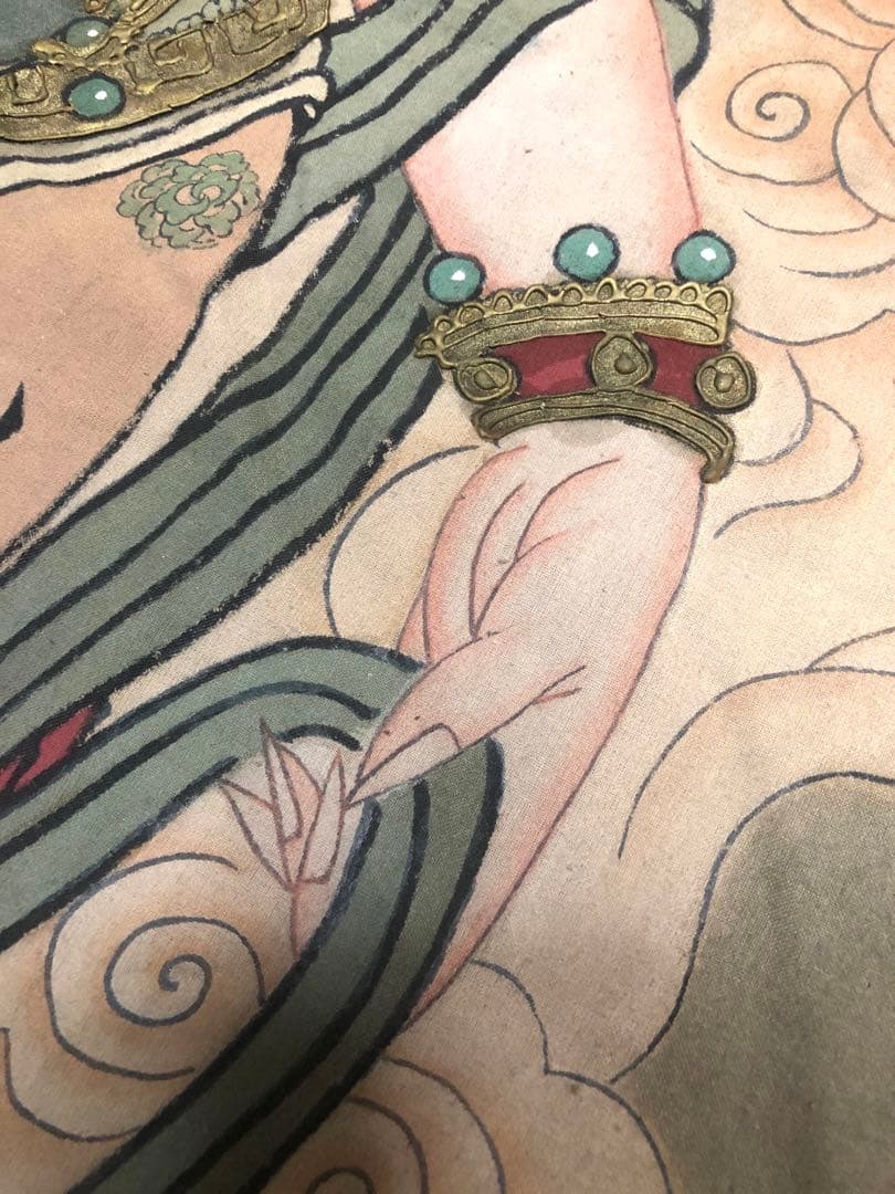 重要文化財、毗盧寺壁画1:1再現した肉筆模写