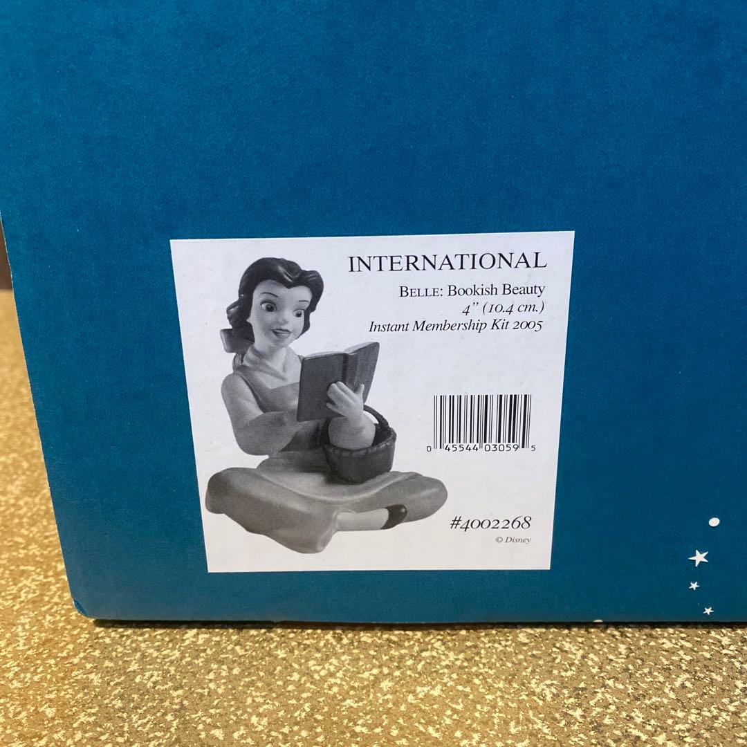 新品 美品ディズニー Wdcc 美女と野獣 ベル 置物 フィギュア 2005年製
