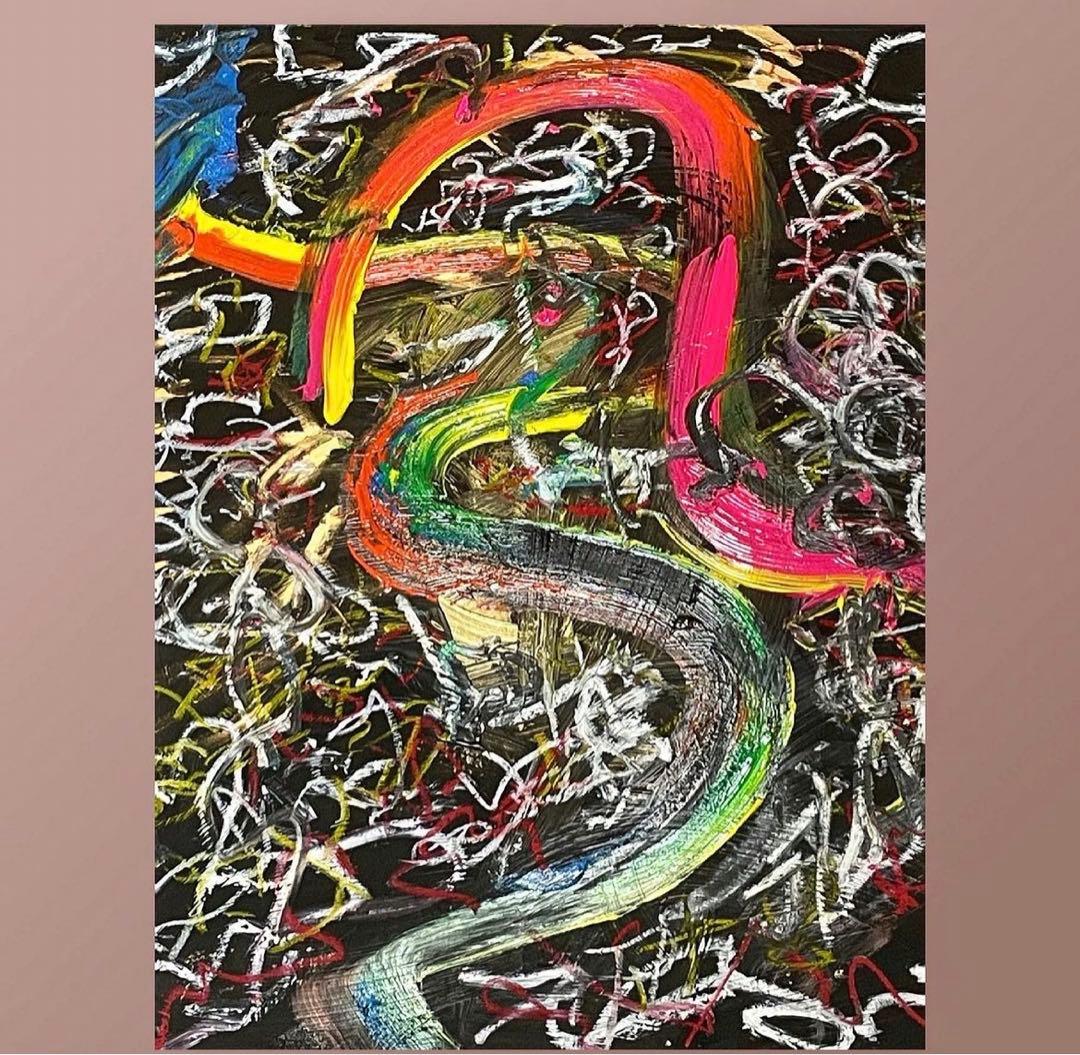 絵画 Light and Fallen Angel