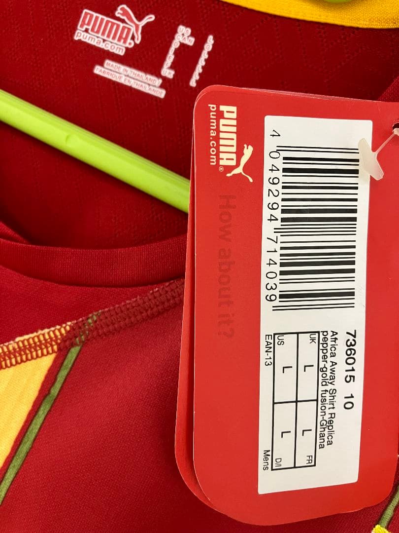 10-11 ガーナ代表　クワドォー・アサモア　PUMAオフィシャルユニフォーム