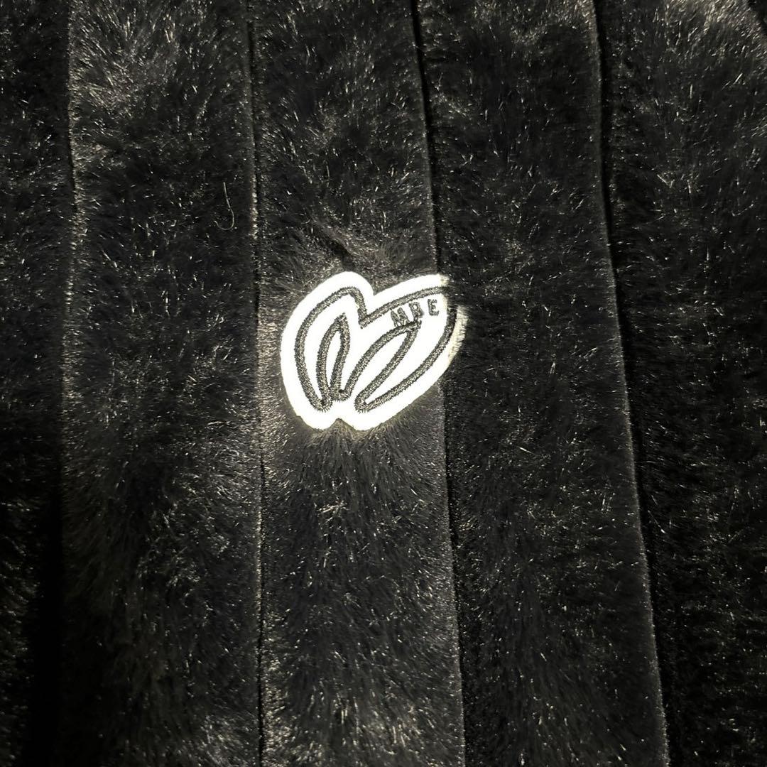 マスターバニースパッタリングエコファーコンビブルゾンブラックサイズ1