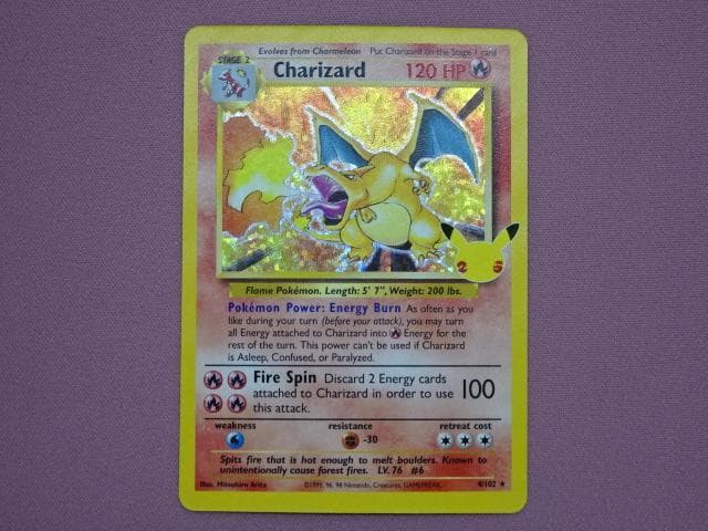 ポケカ リザードン 英語版 4/102★ 旧裏 45-MA0117-02