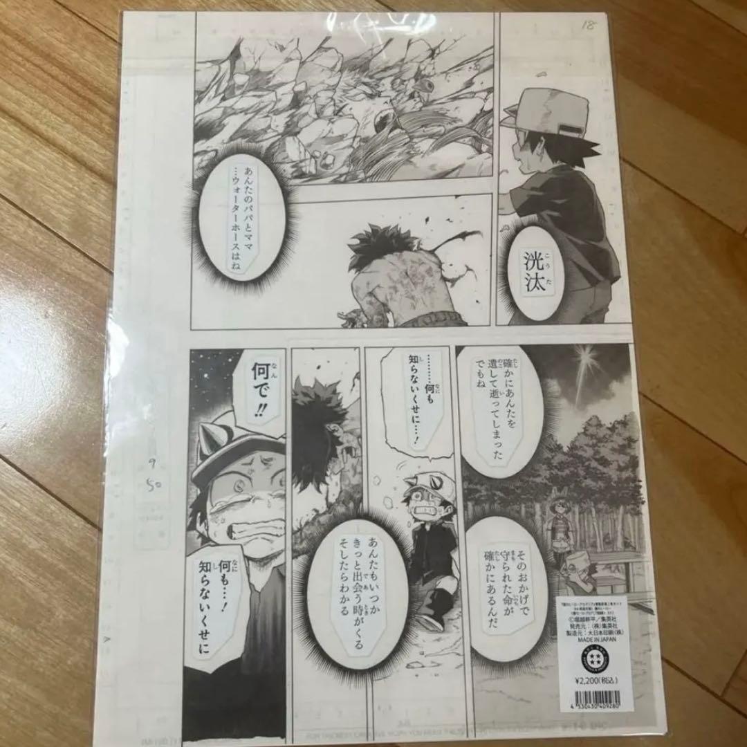 僕のヒーローアカデミア ヒロアカ ヒロアカ展 複製原画 複製原稿 緑谷出久 デク