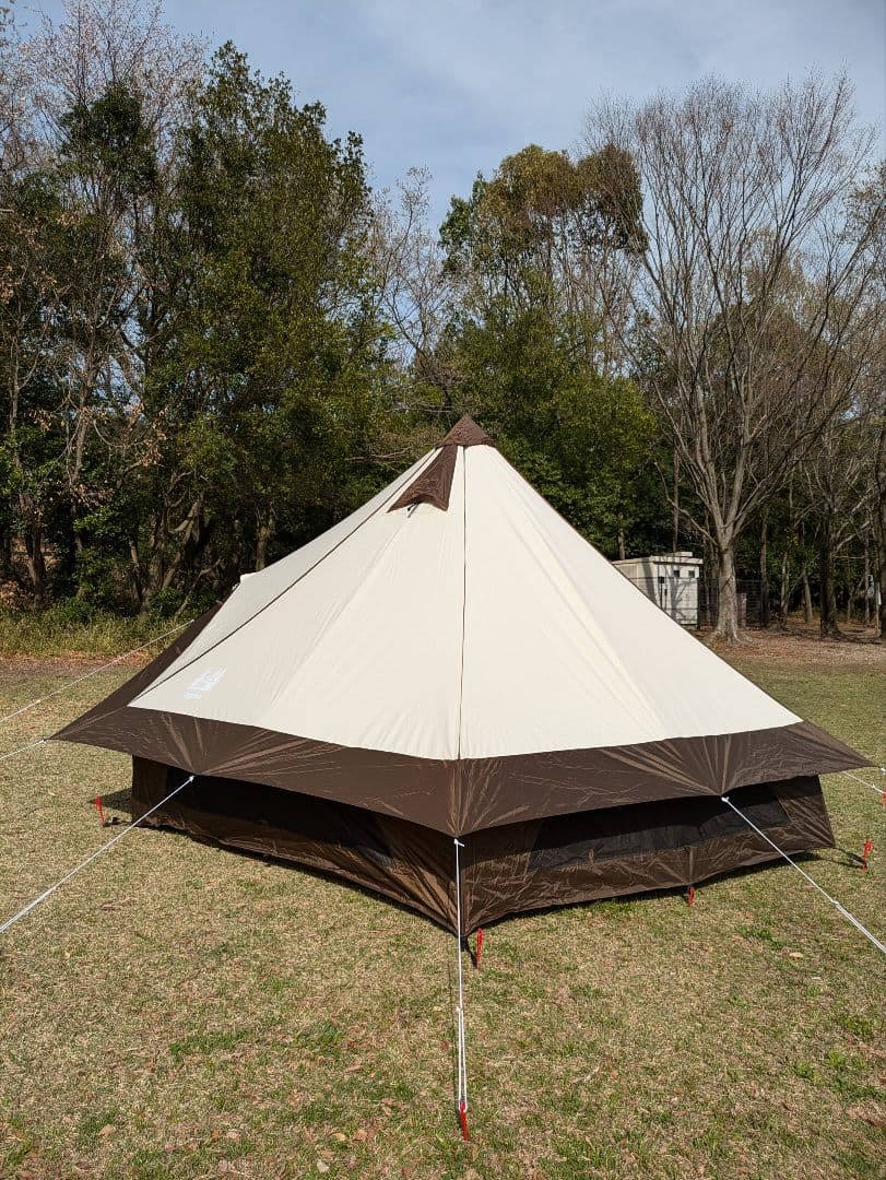 オガワ　グロッケ12tc、タープペンタ4×4、PVCマルチシート