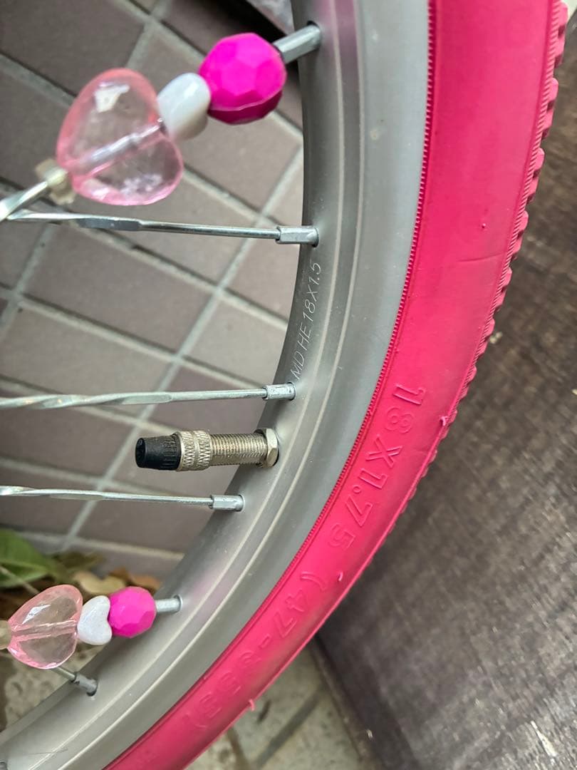 千葉北総エリア 手渡しのみ 幼児用自転車 ハードキャンディ 18インチ