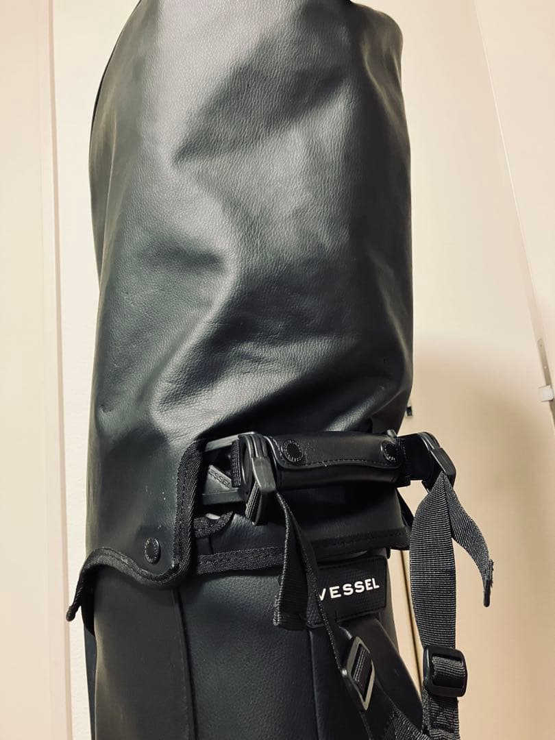 VESSEL ブラック ゴルフバッグ 7.5型