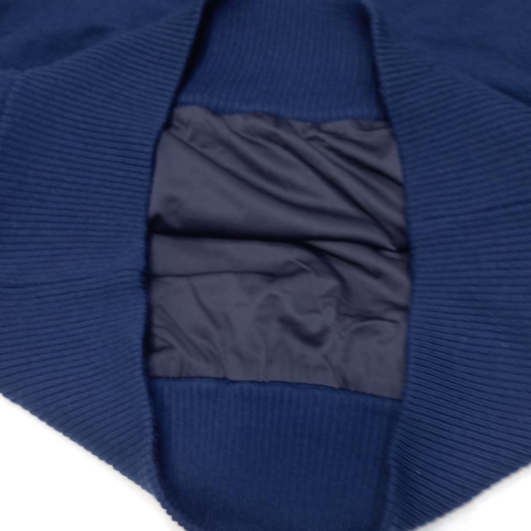 近年✨美品✨大きいサイズ ビームスゴルフ サイズXL 防風ニットブルゾン 紺色