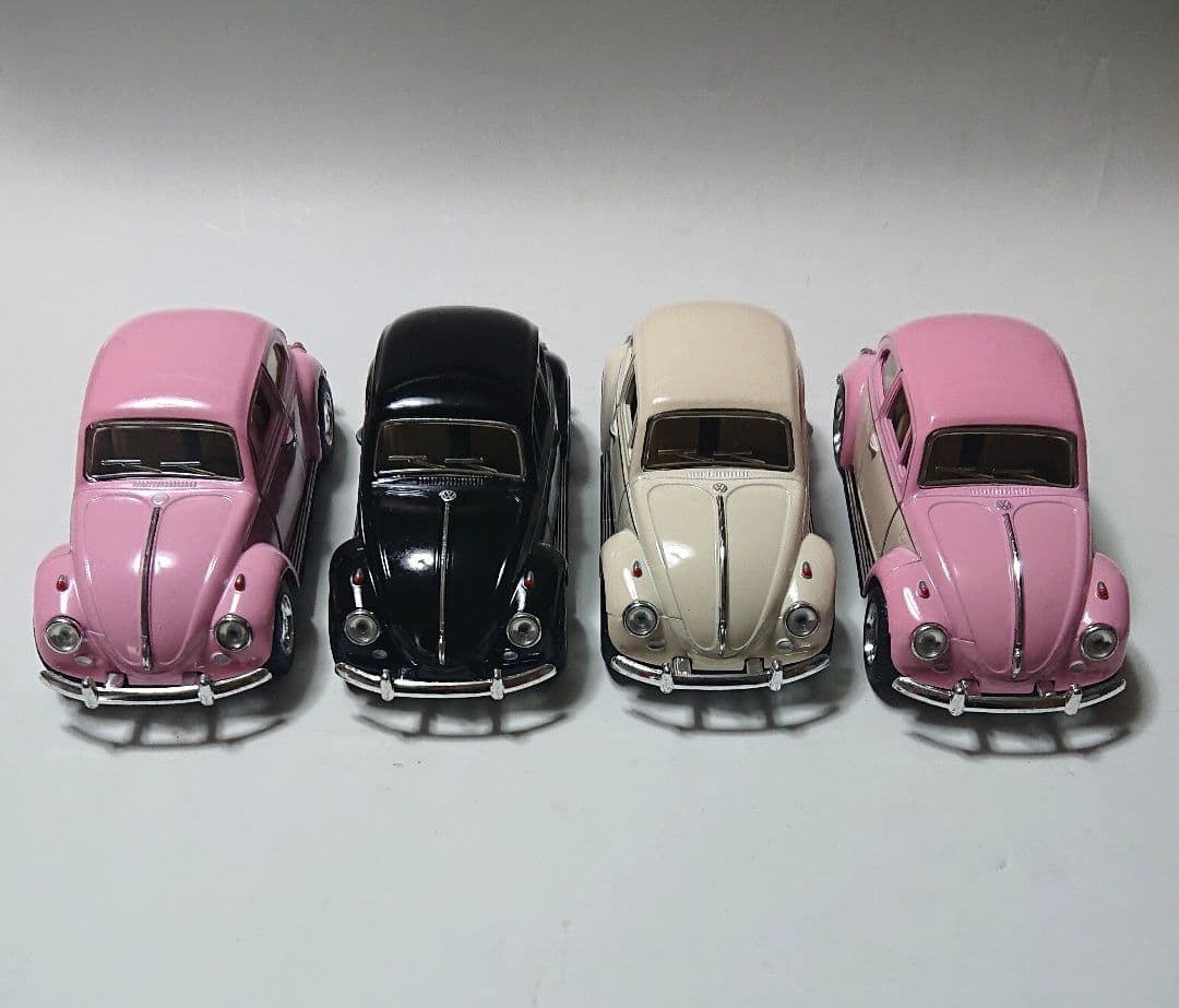 キンスマート 1/32 フォルクスワーゲンビートル4種セット 新品未使用保管品