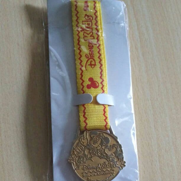 ディズニーシー子供体験達成メダル