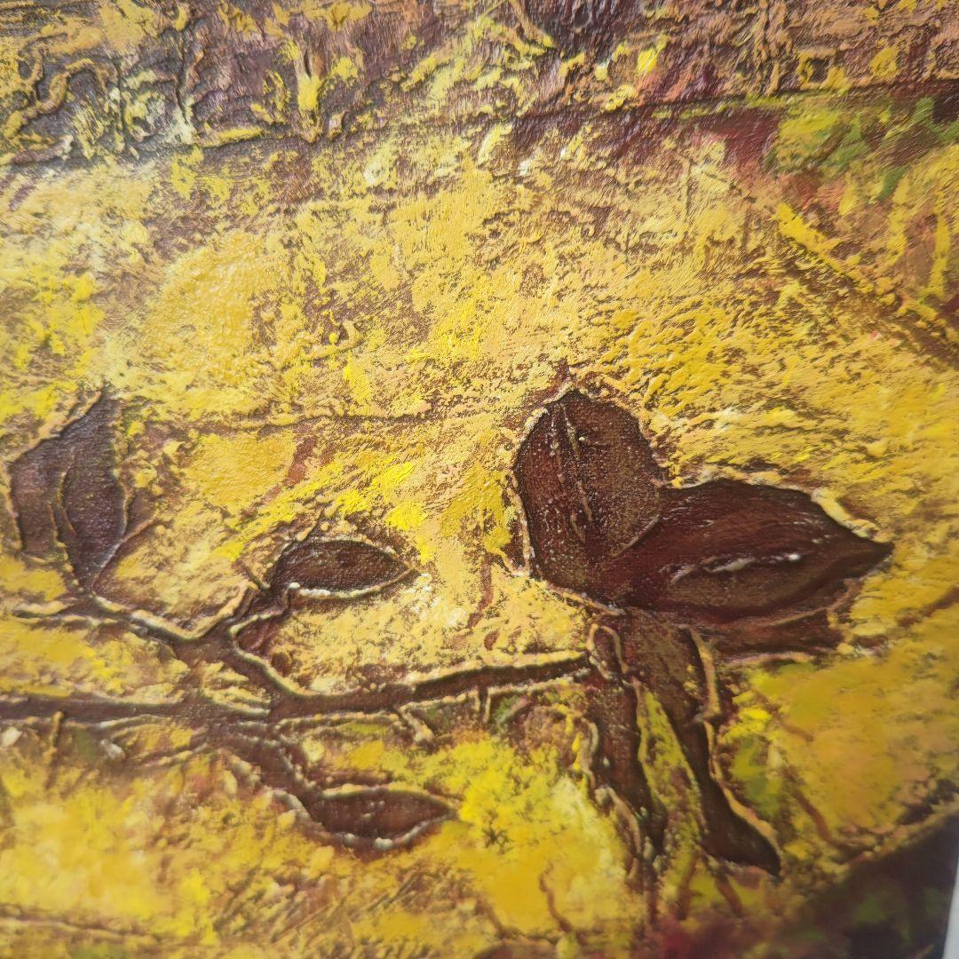 木村二朗、薔薇の心象風景、８号油彩、封蝋的マチエル