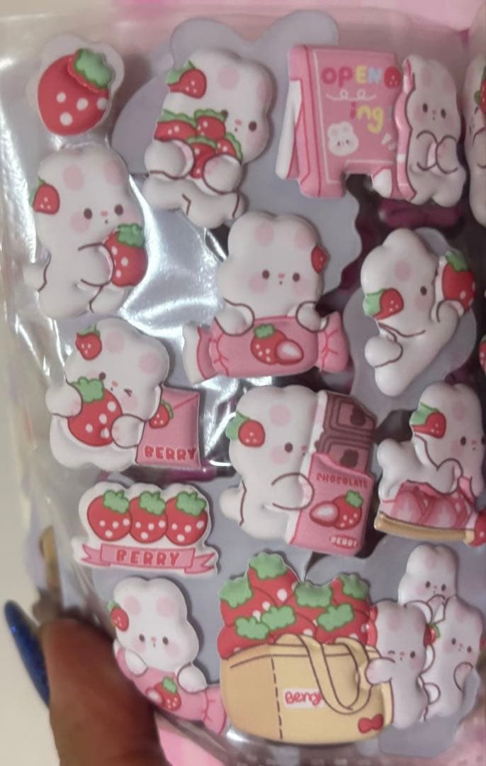 シール帳完成品　ポンポンドロップシール