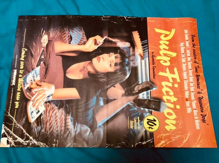 映画パルプ・フィクション　当時物ビンテージ本物ポスター　タランティーノ監督