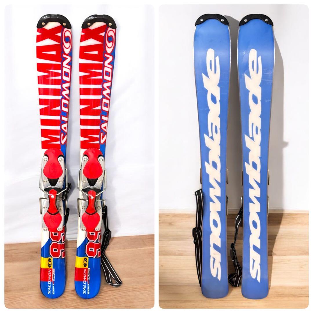 【良品】SALOMON MINIMAX 99cm ショートスキー ファンスキー