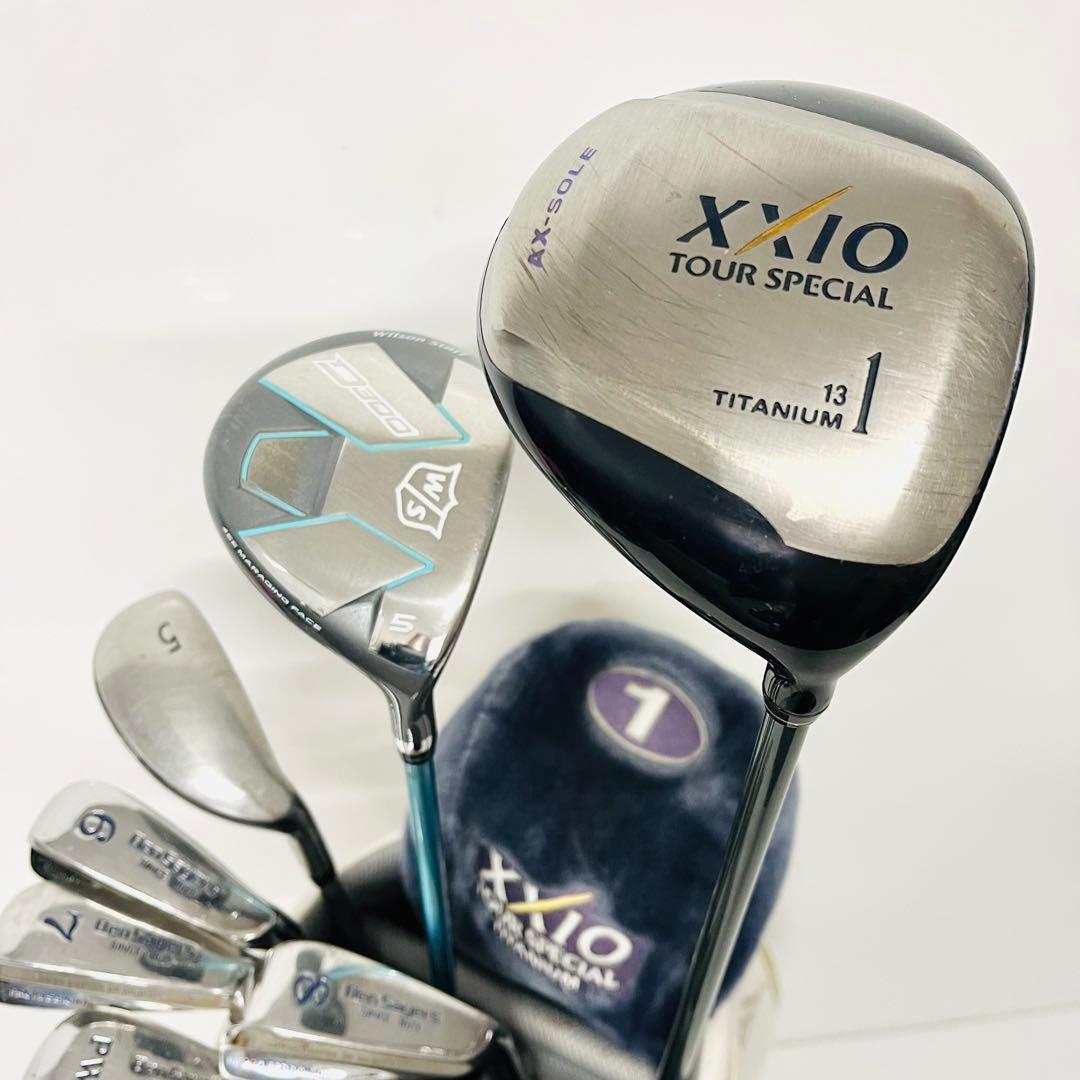 女性用　ゼクシオ　ウィルソン　レディース　ゴルフセット　ゴルフ一式　クラブセット