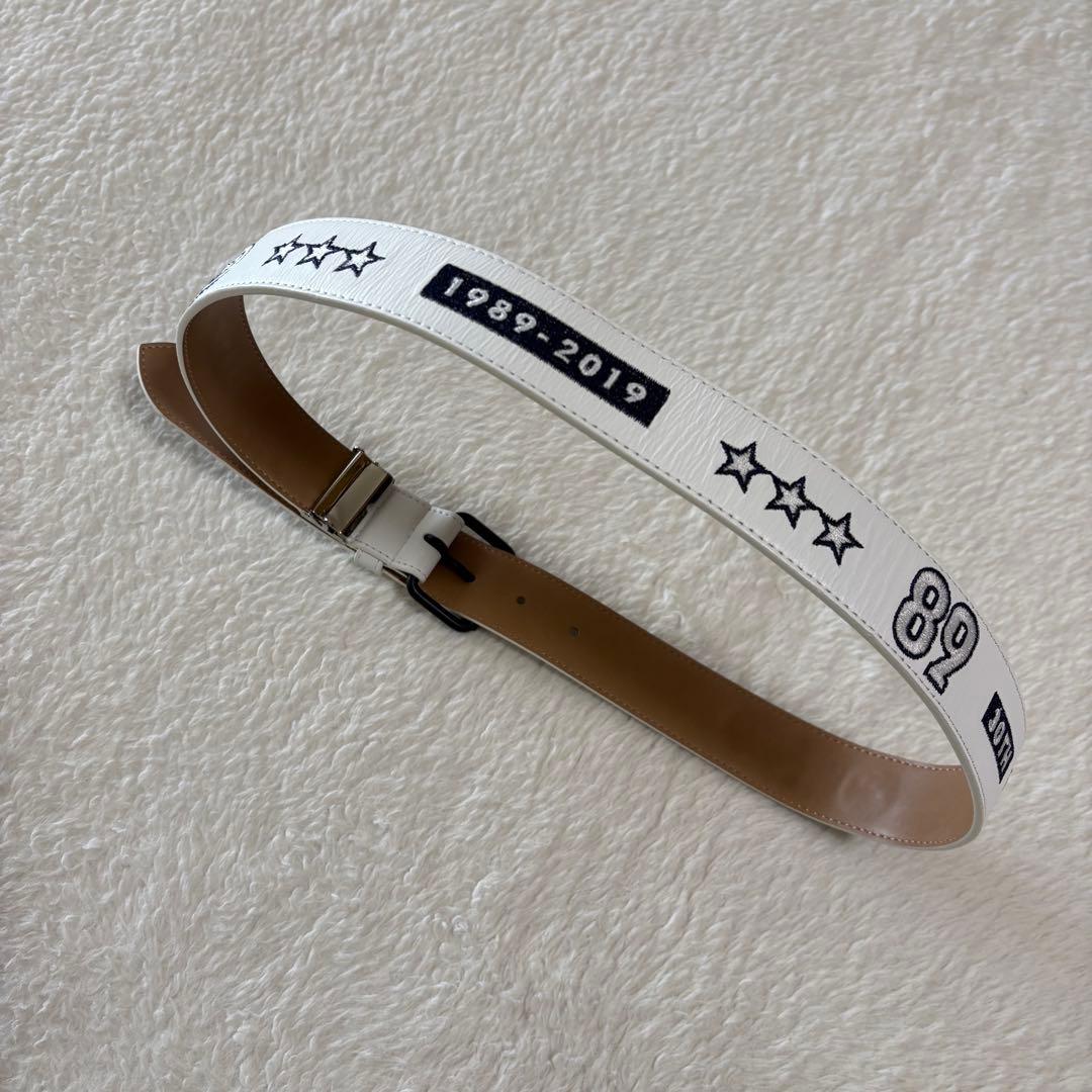 パーリーゲイツ 30周年記念限定 レザー刺繍ベルト max90cm ユニセックス