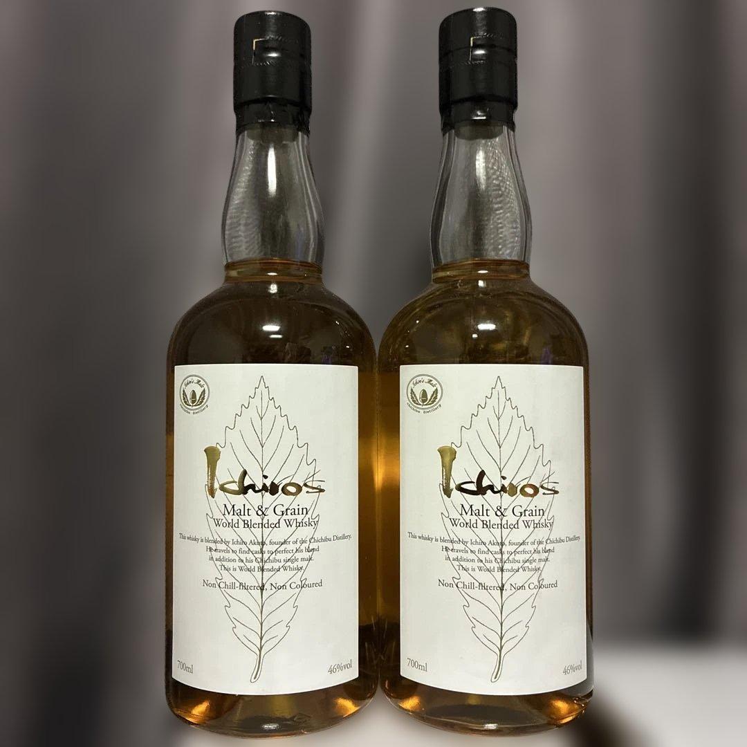 イチローズモルト モルト＆グレーン ホワイトラベル 2本セット