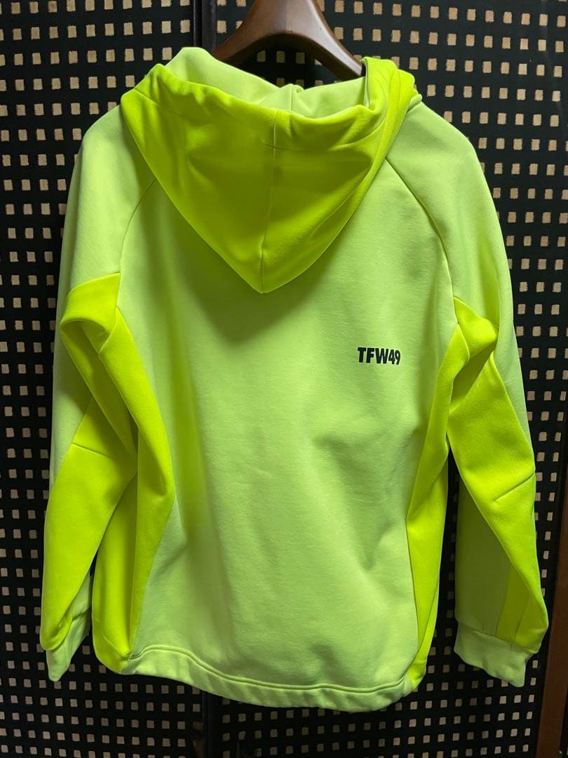 TFW49 　ジップパーカー　裏起毛　イエロー