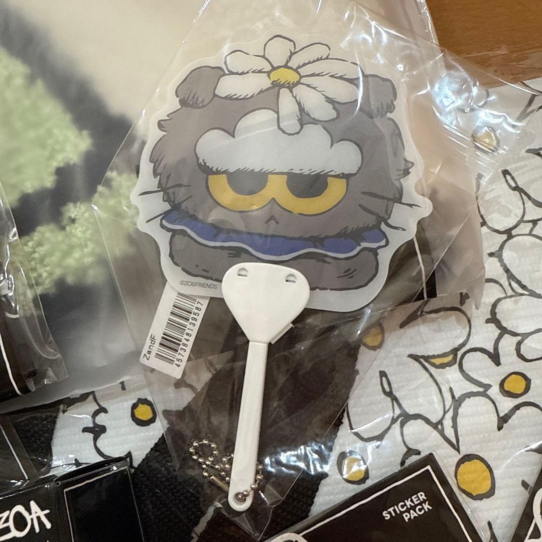 ZO&FRIENDS ポップアップ ZOA キーリング 8点セット ジヨン