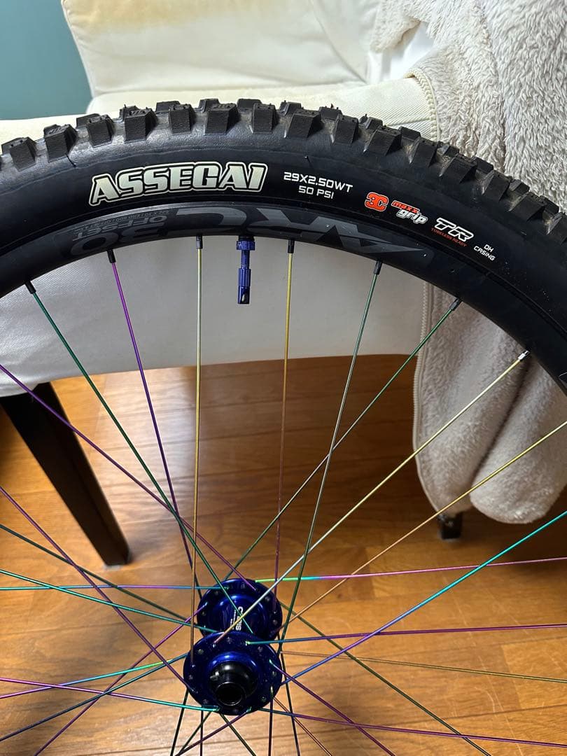 マグ 1/2 CHRIS KING手組みホイール（マレット仕様）