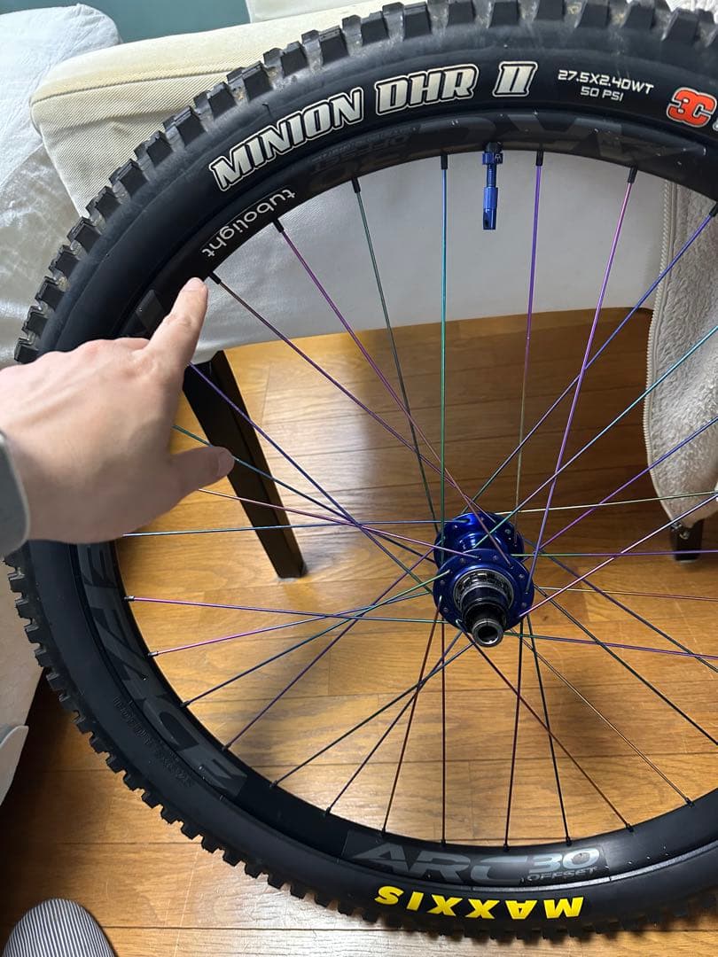 マグ 1/2 CHRIS KING手組みホイール（マレット仕様）