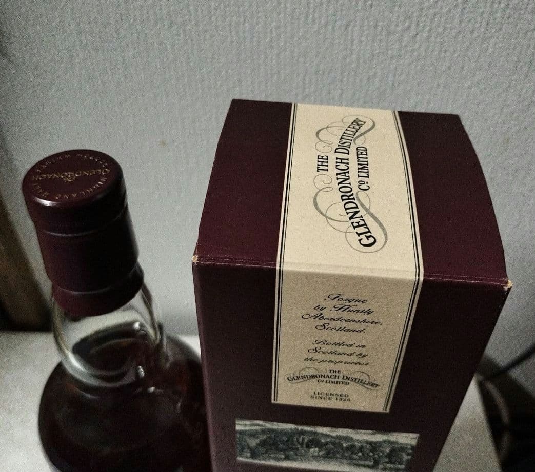 希少品未開栓古酒グレンドロナック15年 シェリー 旧ボトル 箱入り