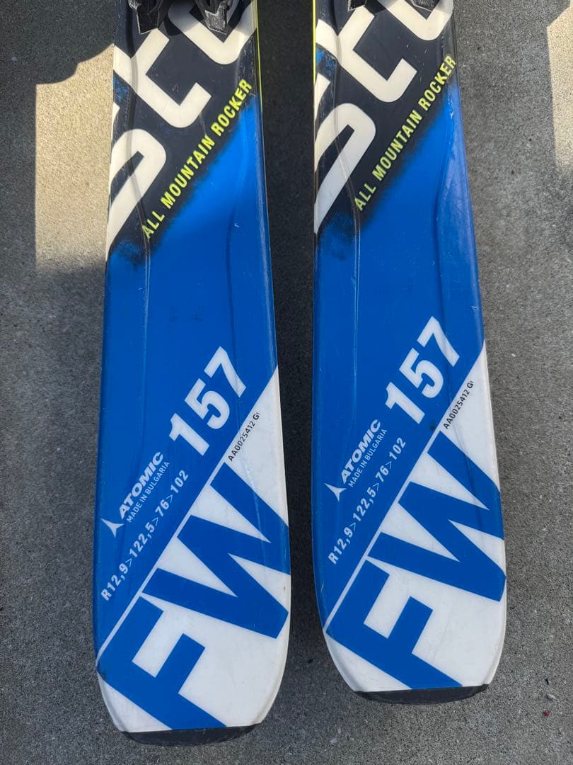 スキー atomic 10-16 170cm FW 157cm