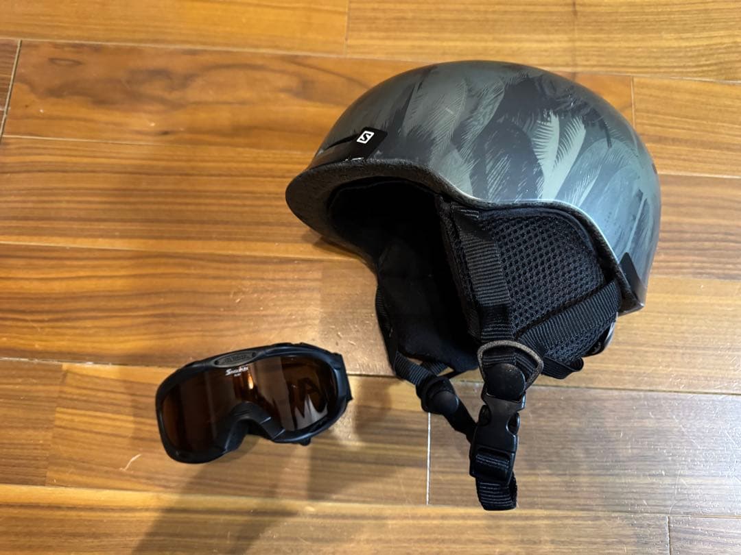 Salomon KIDs ヘルメット ゴーグルセット　アルピナ　ゴーグル　キッズ