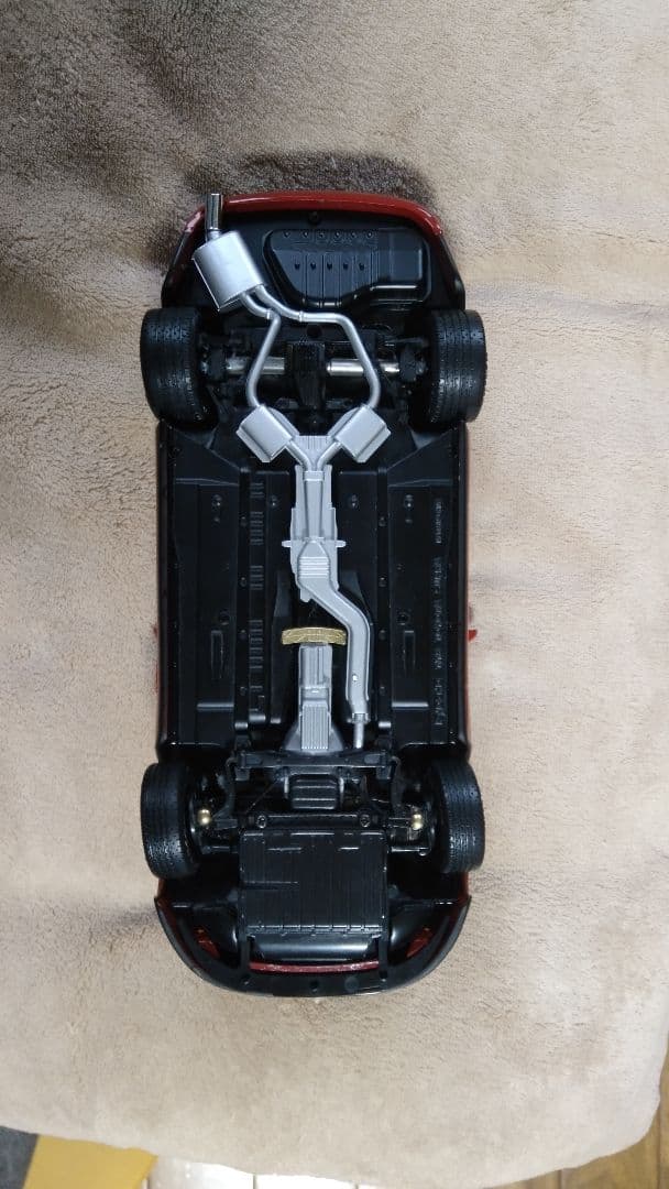 1/18 ミニカー改造 (京商)トヨタ スープラ(赤)