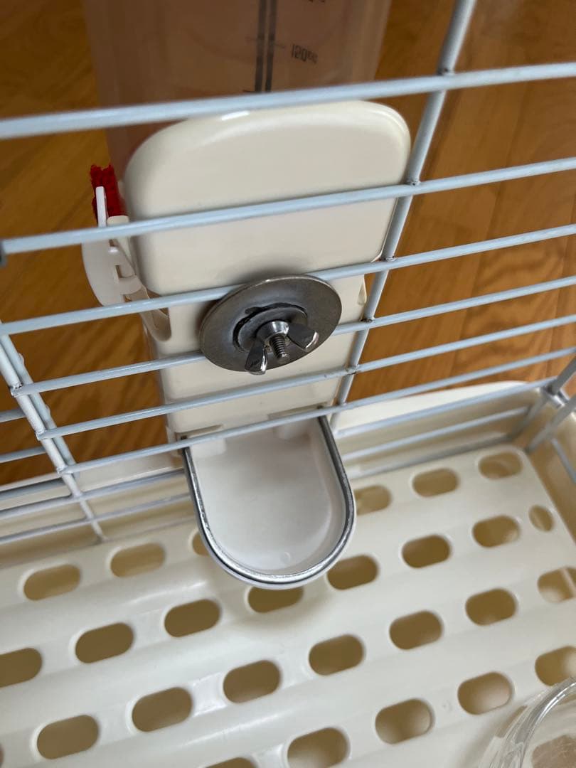 小動物ケージ　イージーホーム80 三晃商会　ホワイトケージ キャスター付き