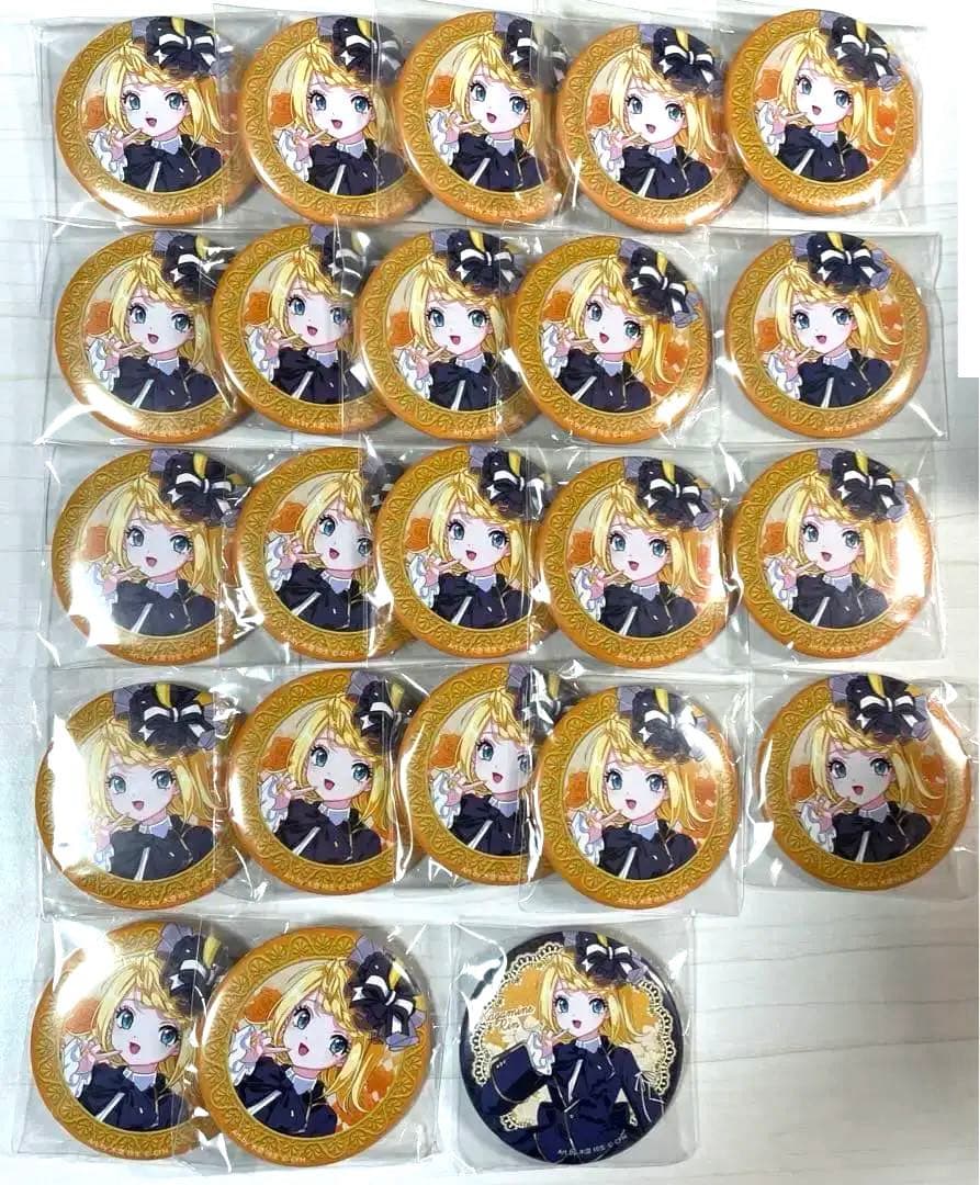 鏡音リン　ビビットくじ　ビビット缶バッジ　缶バッジ