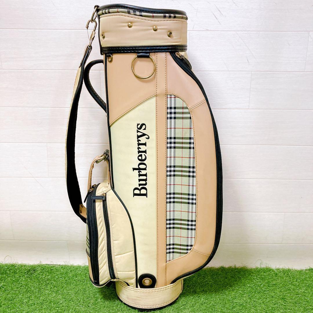 【フードなし】バーバリー　ヴィンテージ　キャディバッグ　7.5型　ノバチェック
