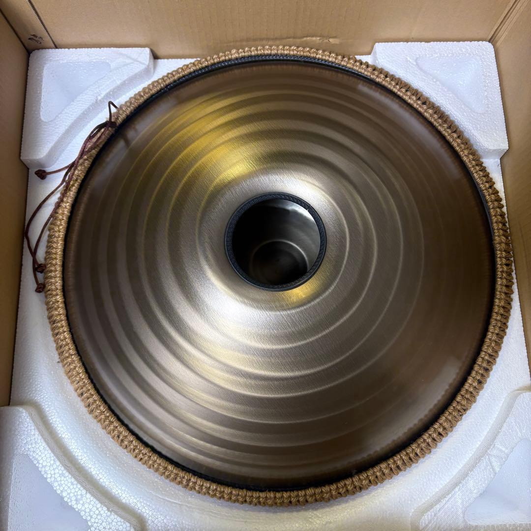 新品 ハンドパン 9音 Dマイナー　バッグ付 46cm