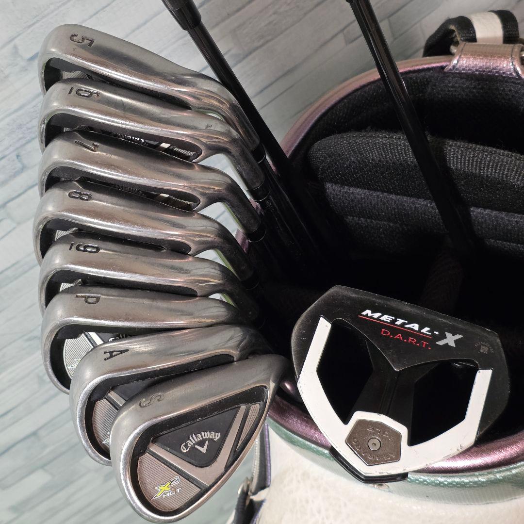 キャロウェイ X2 HOT 統一 フルセット ゴルフクラブ メンズセット R