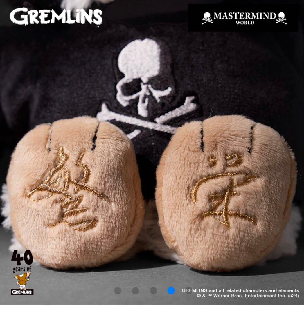 MASTERMIND WORLD✖️GREMLINSぬいぐるみ 40周年　ギズモ