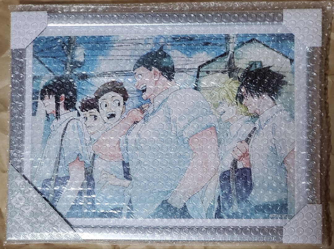 十字架のろくにん マガポケ当選品 額入りB4複製原画 中武士竜 マガジン 講談社