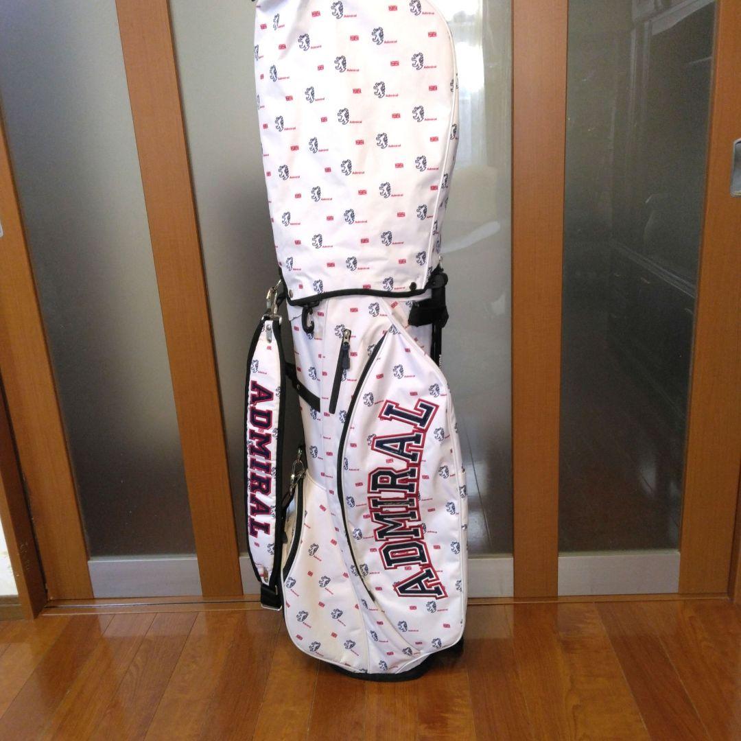 ✨極美品✨ADMRAL ホワイト キャディバッグ