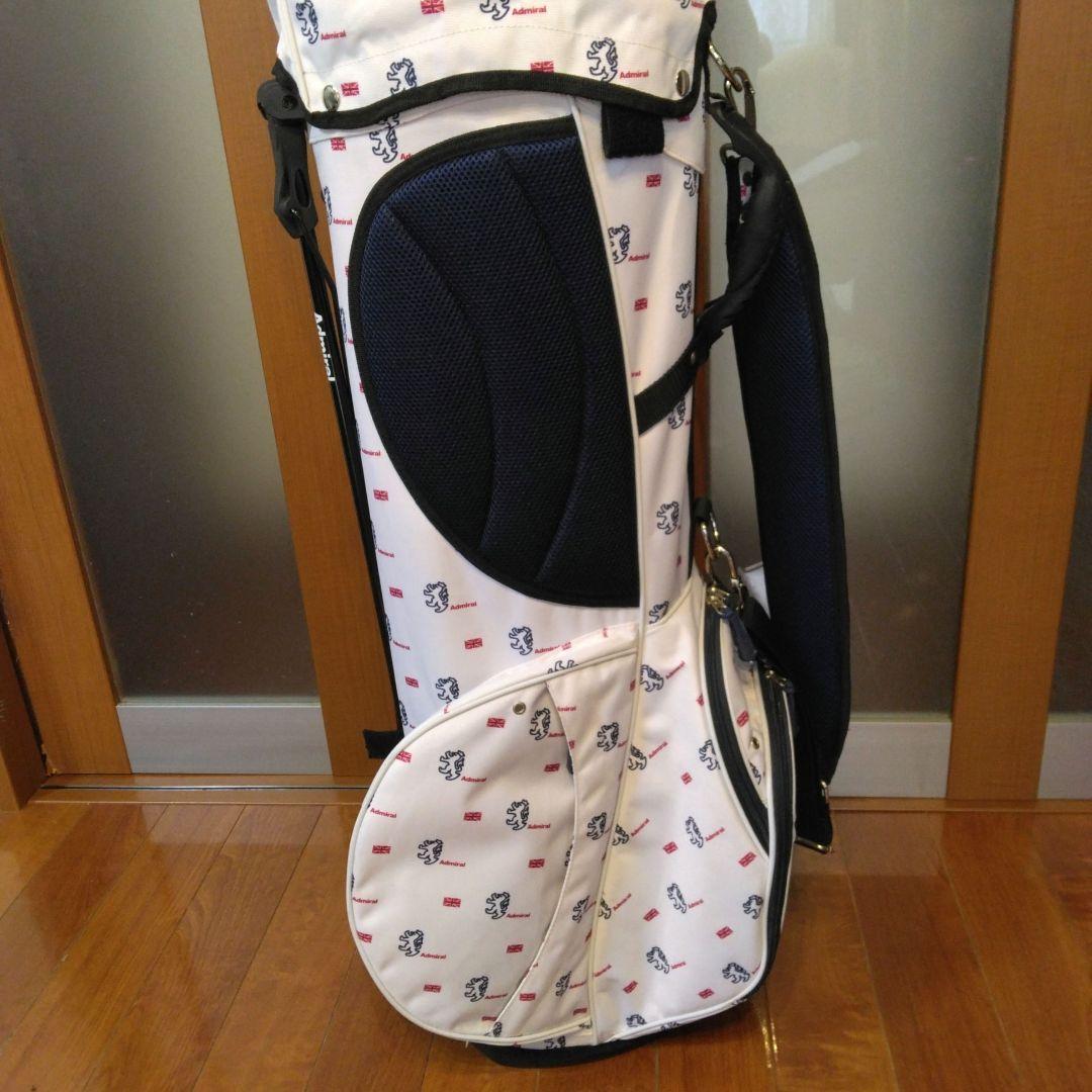 ✨極美品✨ADMRAL ホワイト キャディバッグ